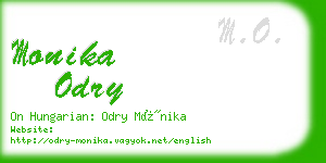 monika odry business card